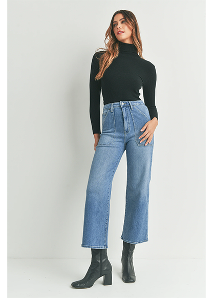 The Patch Pocket Wide Leg
