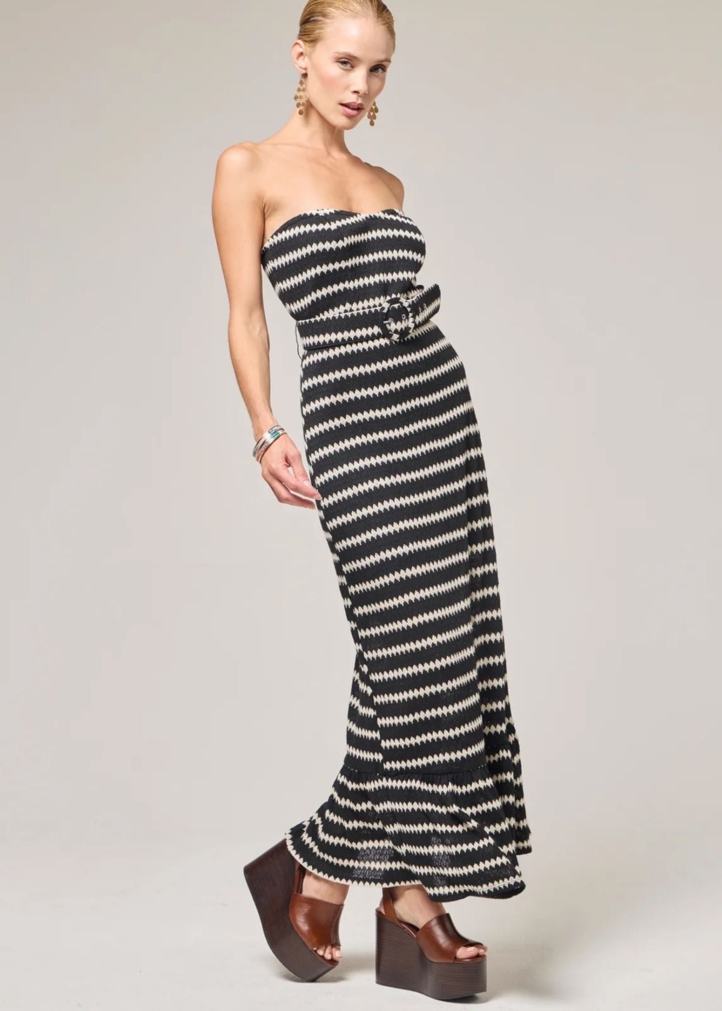Lilo Knit Dress M / Black/Cream Stripe Lilo Knit Dress M / Black/Cream Stripe