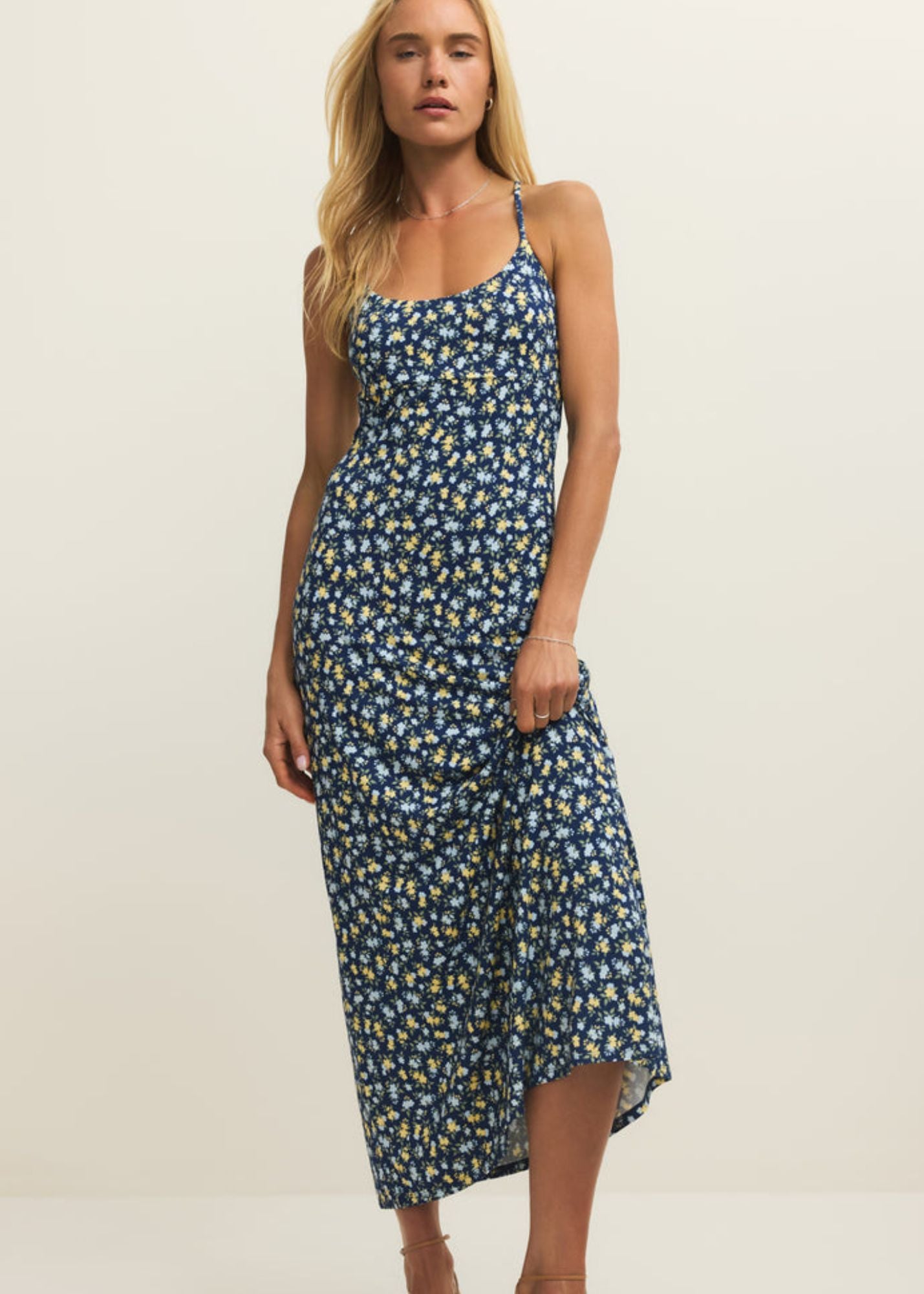 chiara maxi dress Chiara Idra Ditsy Midi Dress Eclipse M
