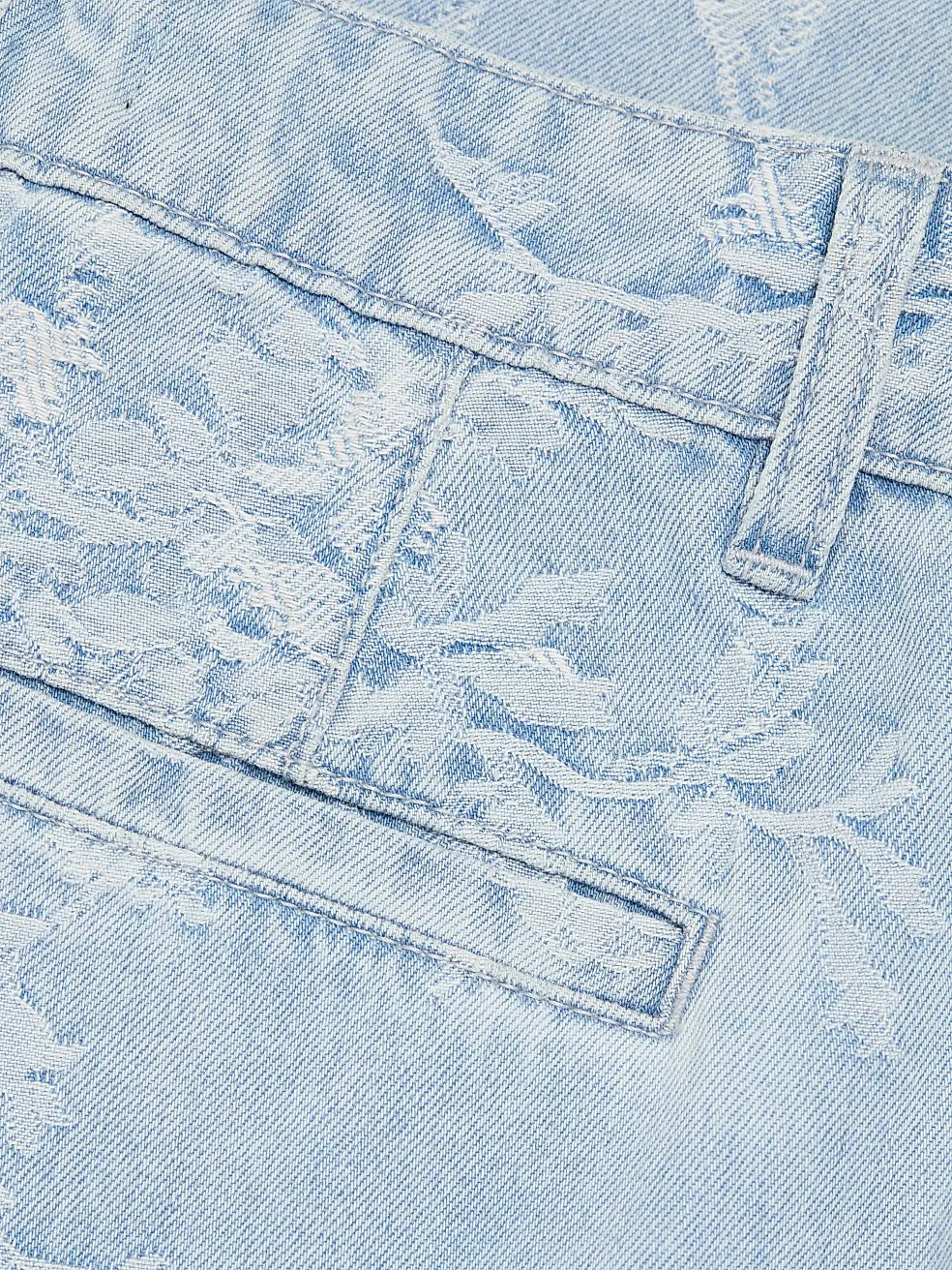 Milagro Floral Straight-Leg Jeans