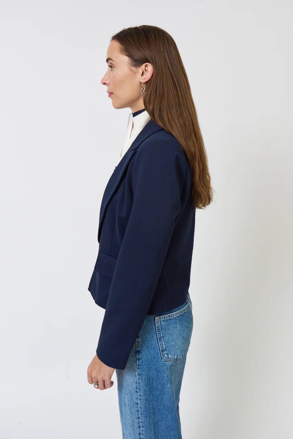 Chelsea Rugby Stripe Sweater Dickey Jacket - Clothes Horse