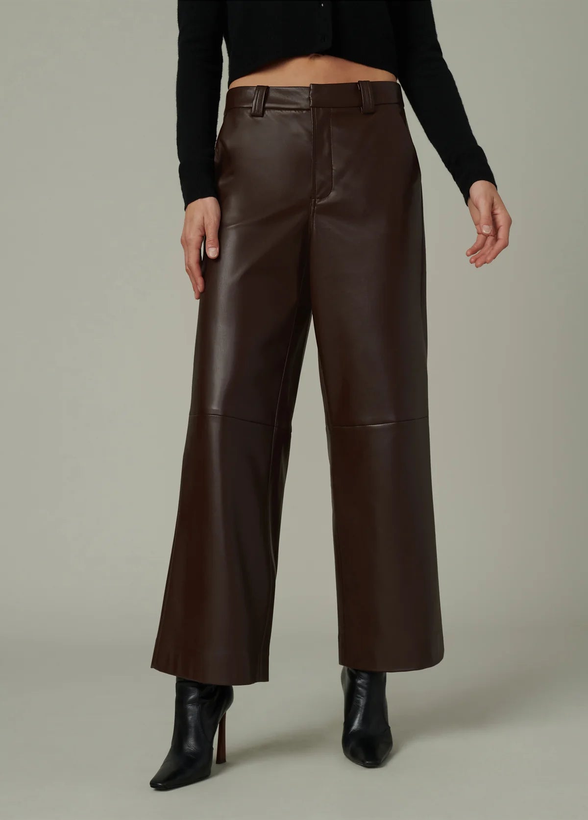 The Mia Wide Leg Vegan Leather