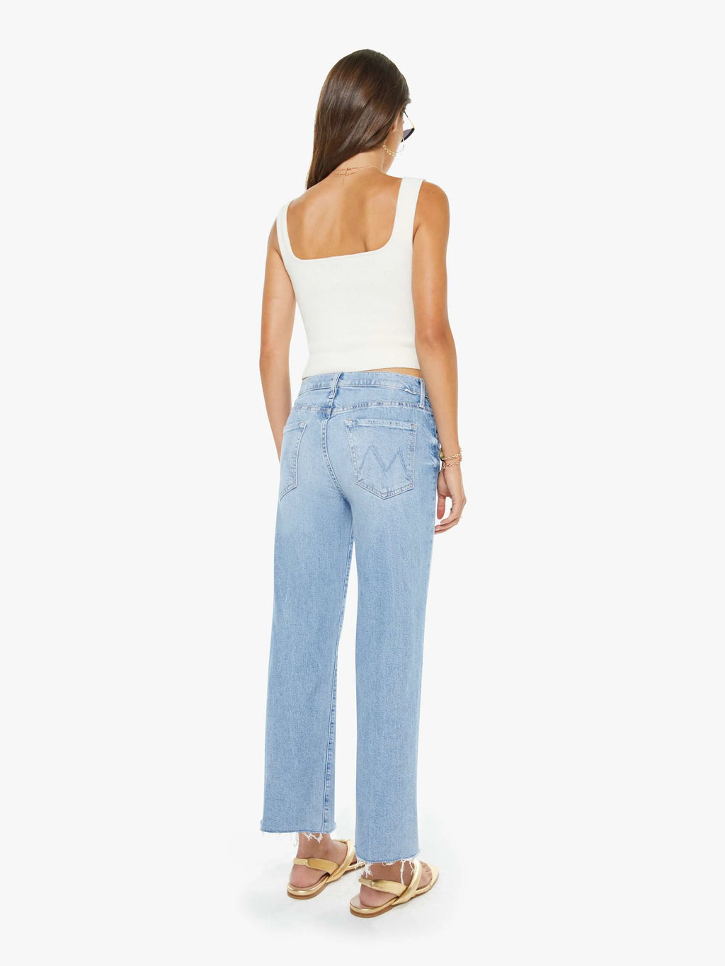 The Mid Rise Rambler Zip Ankle Fray