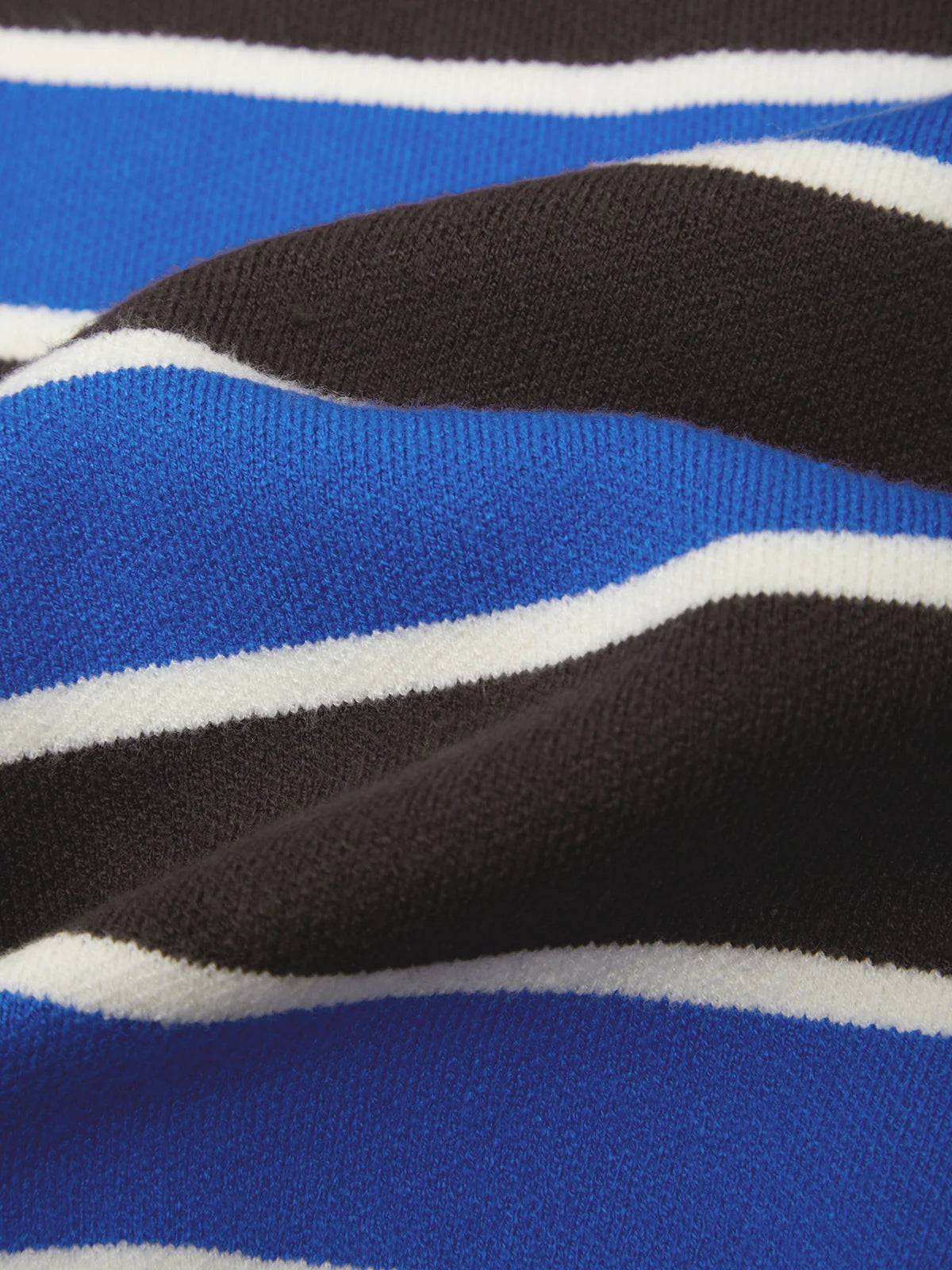 Vera Double Johnny Collar Rugby Stripe Pullover