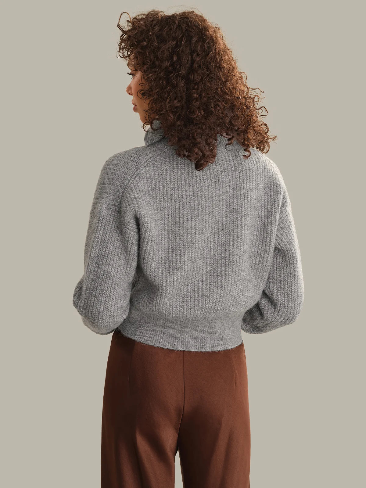 Wesley Cropped Zip Fuzzy Jacket