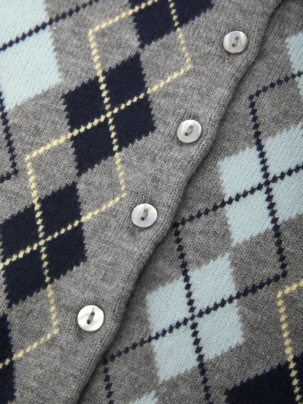 Serena Intarsia Argyle Cardigan