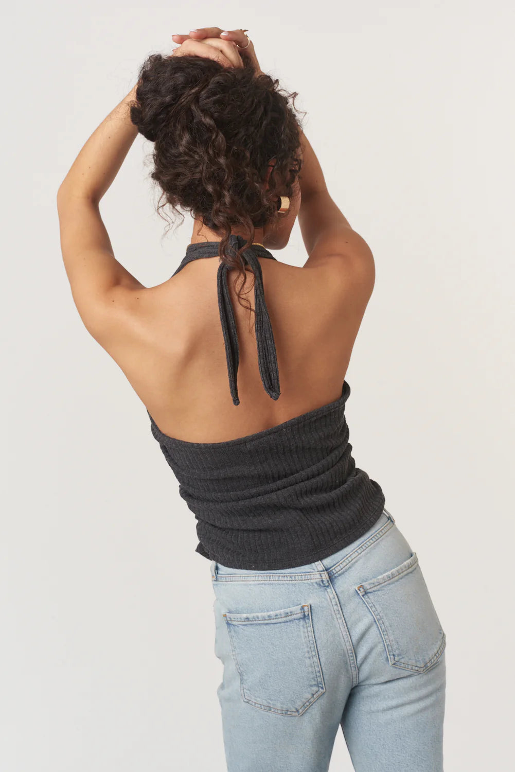 After The Rain Rib Halter Top