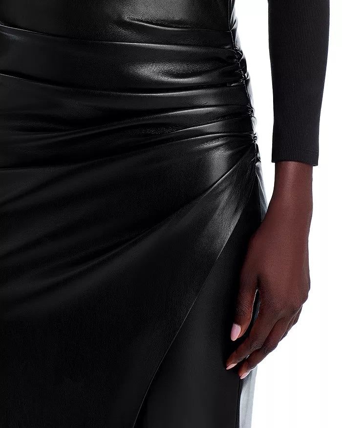 Gina Vegan Leather Skirt