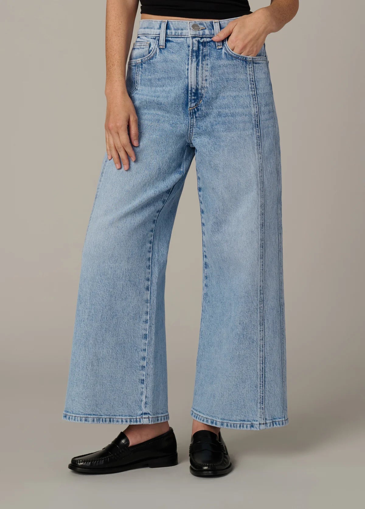 The Mia Petite High Rise Wide Leg Ankle