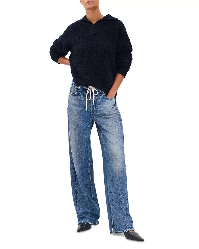 Miramar Terry Drawcord Wide Leg Pant