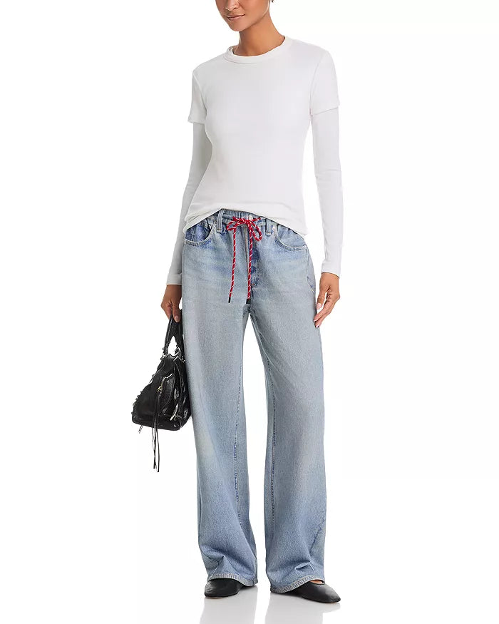 Miramar Terry Drawcord Wide Leg Pant
