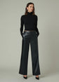 The Mia Wide Leg Leather 32"