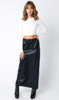 Marjorie Vegan Leather Maxi Skirt