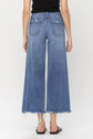 Sagacity - High Rise Crop Wide Leg Jeans