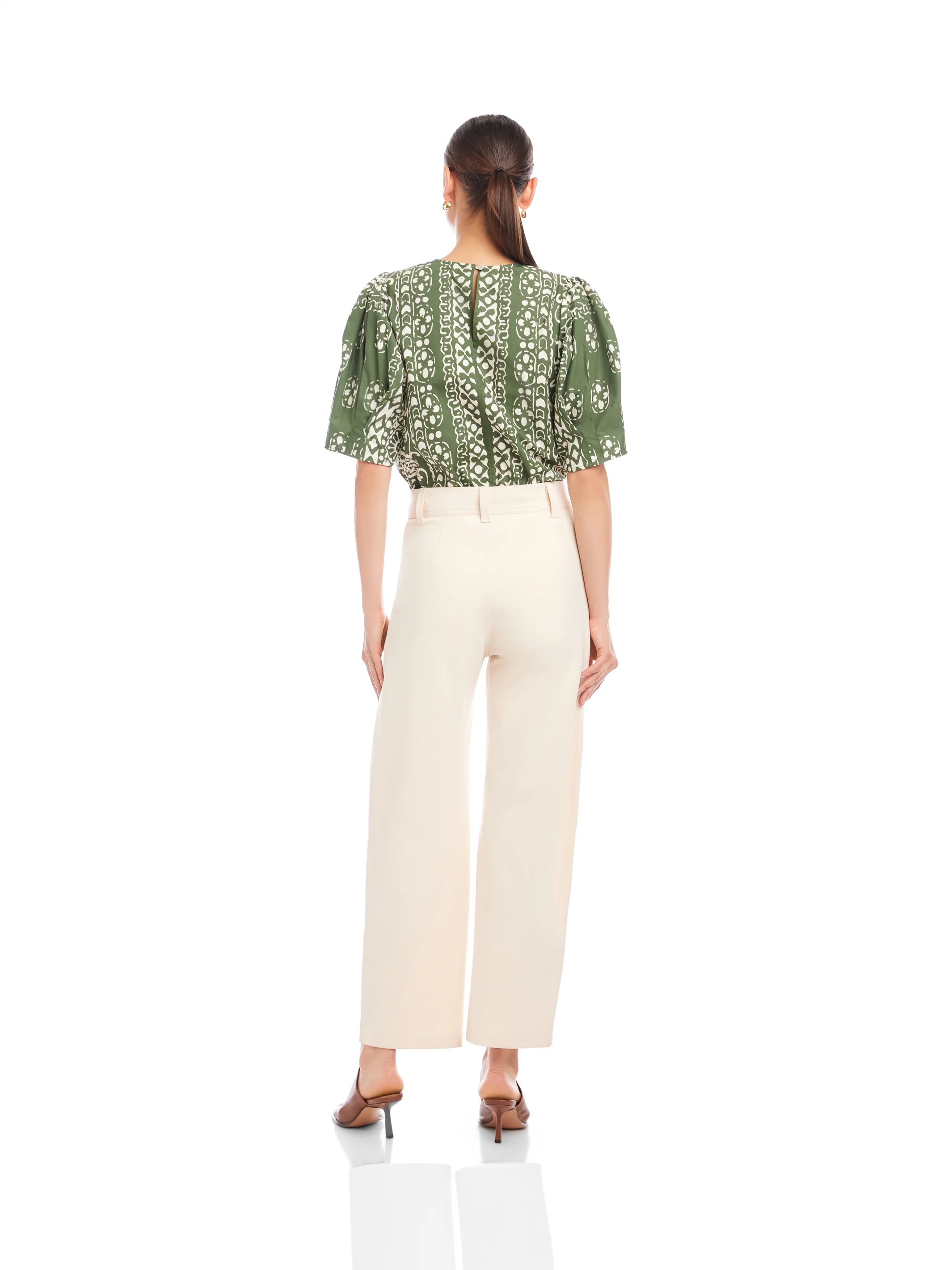 Stevie Barrel Leg Ankle Pants