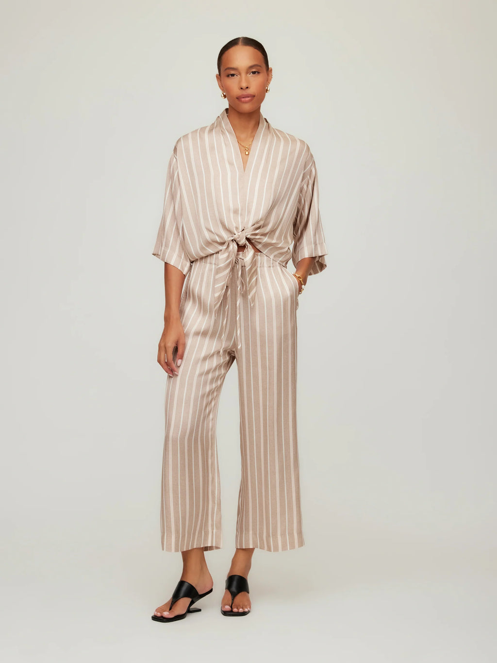 Bernice Tie-Front Blouse - Clothes Horse