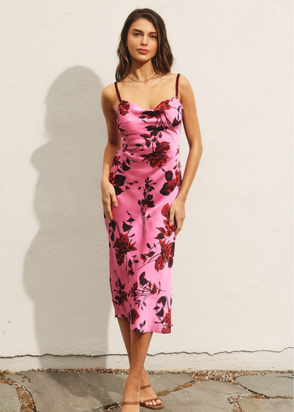 Callie Floral Midi Dress