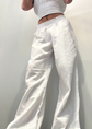 Smocked Waist Wide Leg Pant