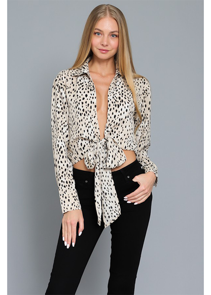 Leopard Print Top