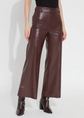 Vegan Leather Wide Leg