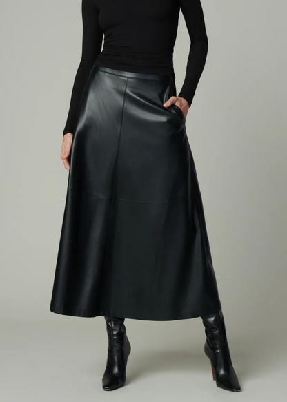 The Tavi Vegan Leather Skirt