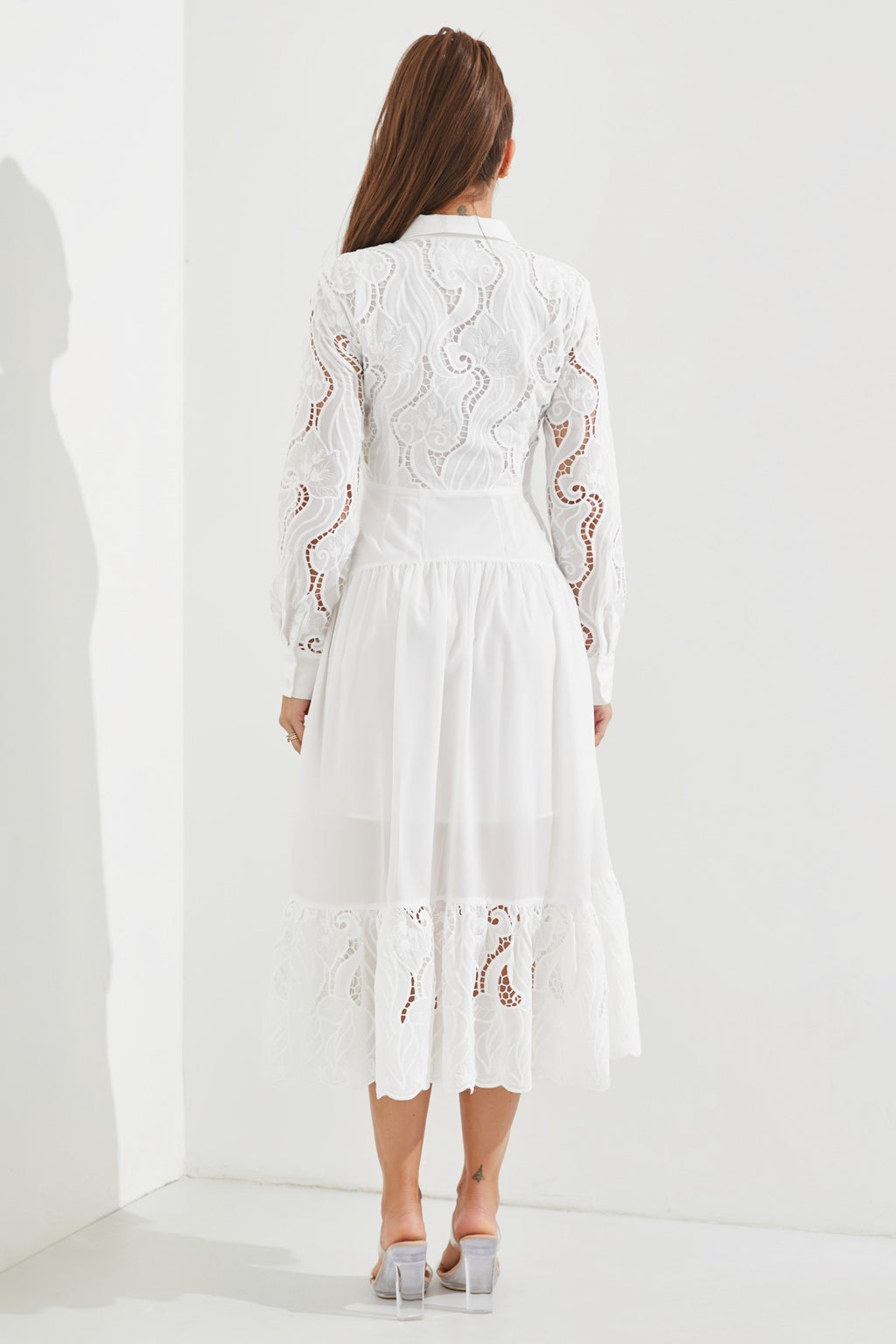 Eyelet Maxi Dress
