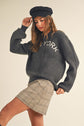 New York Hoodie Knit Sweater