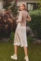 Reflection A-Line Midi Skirt