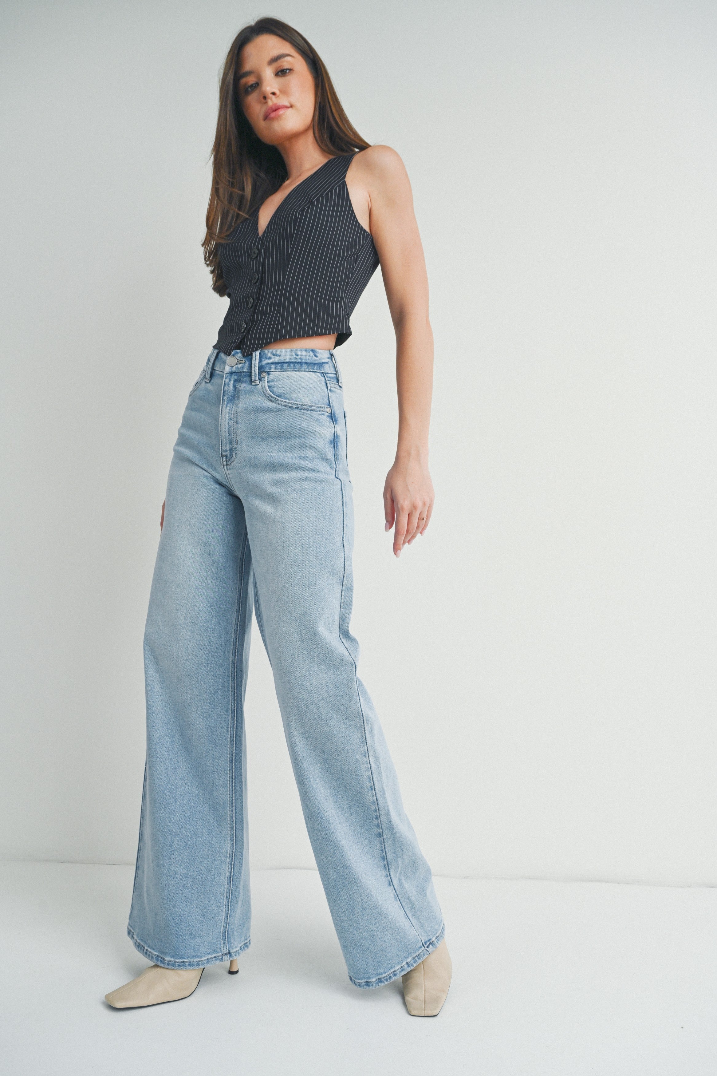 Palazzo Wide Leg Jean