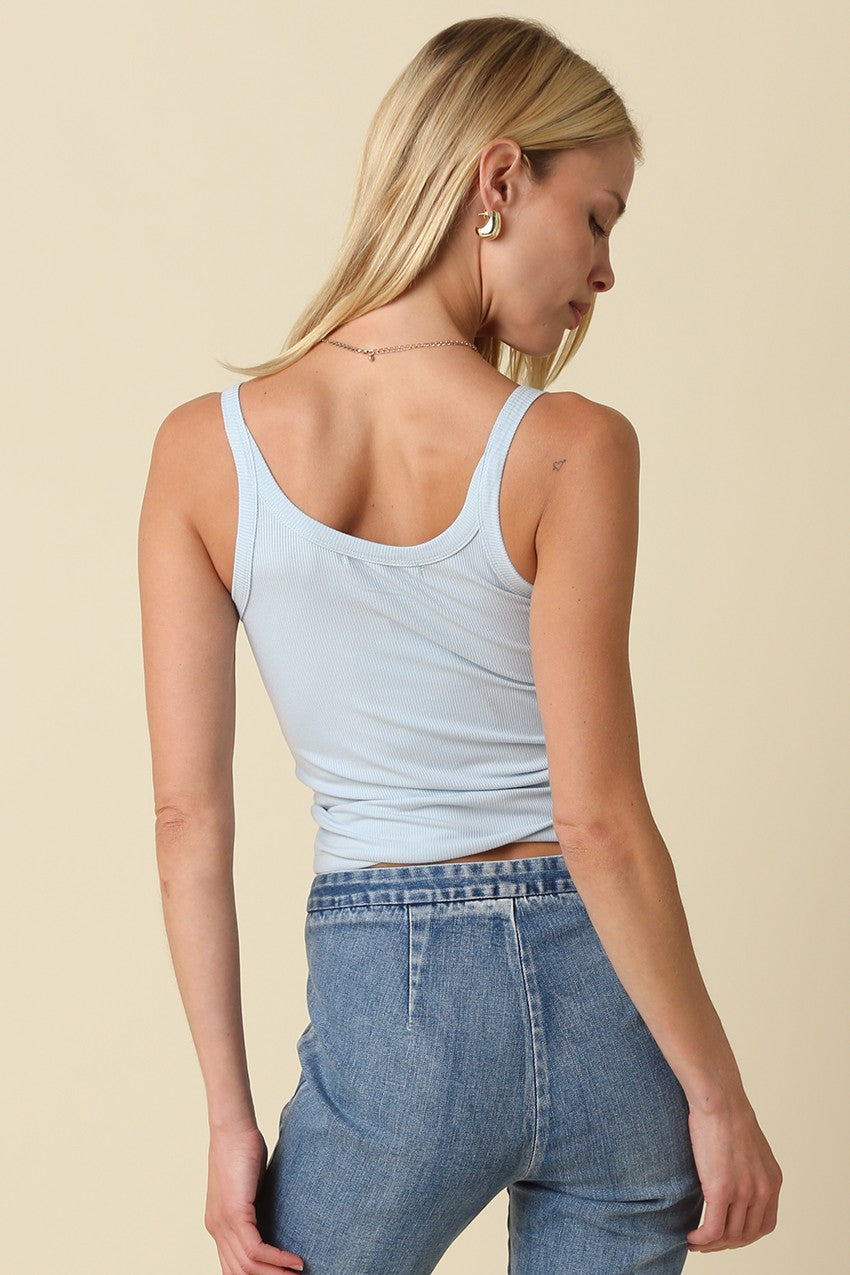 Amy Ribbed Tank Top