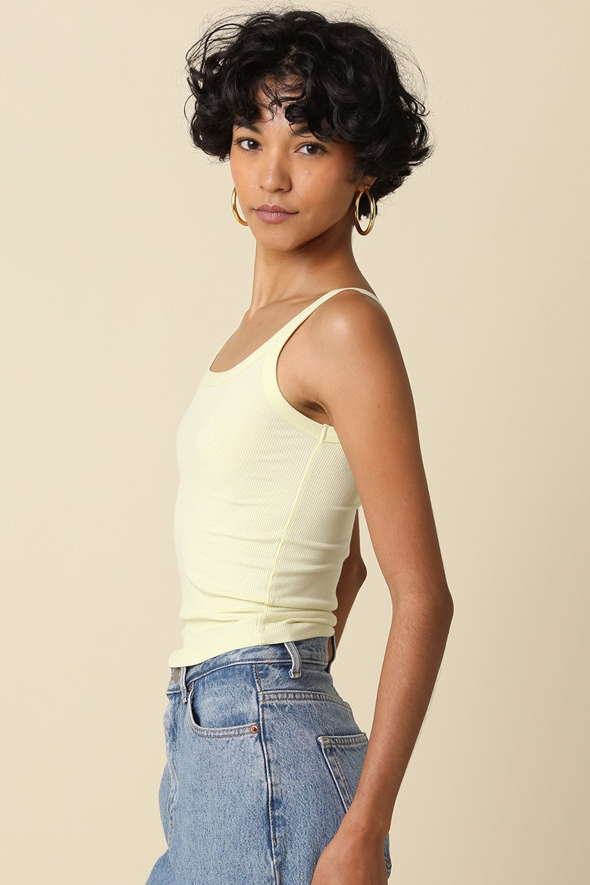 Amy Ribbed Tank Top