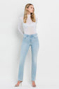 Well Connected - High Rise Distressed Hem Bootcut Jeans