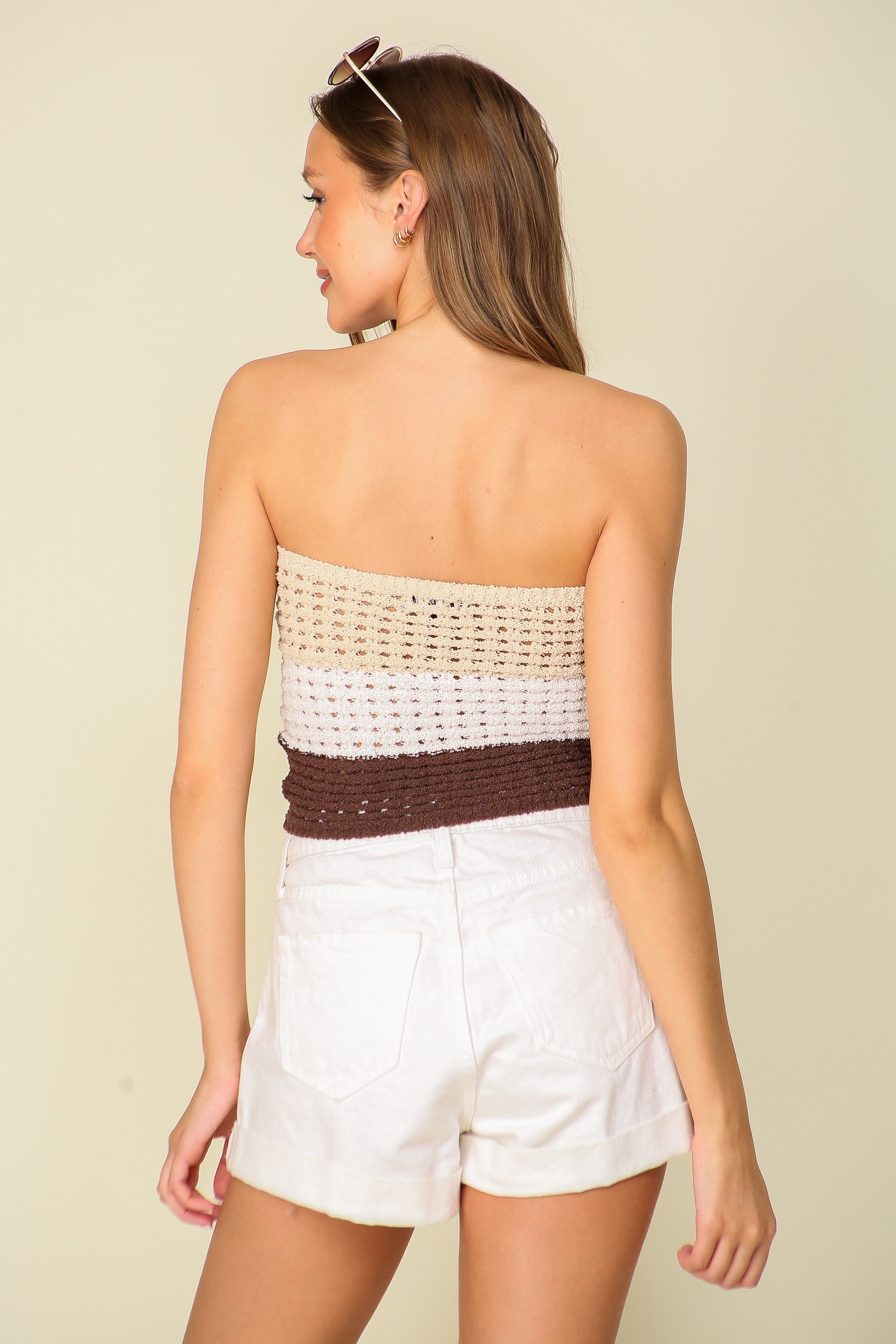 Maia Stripe Tube Top