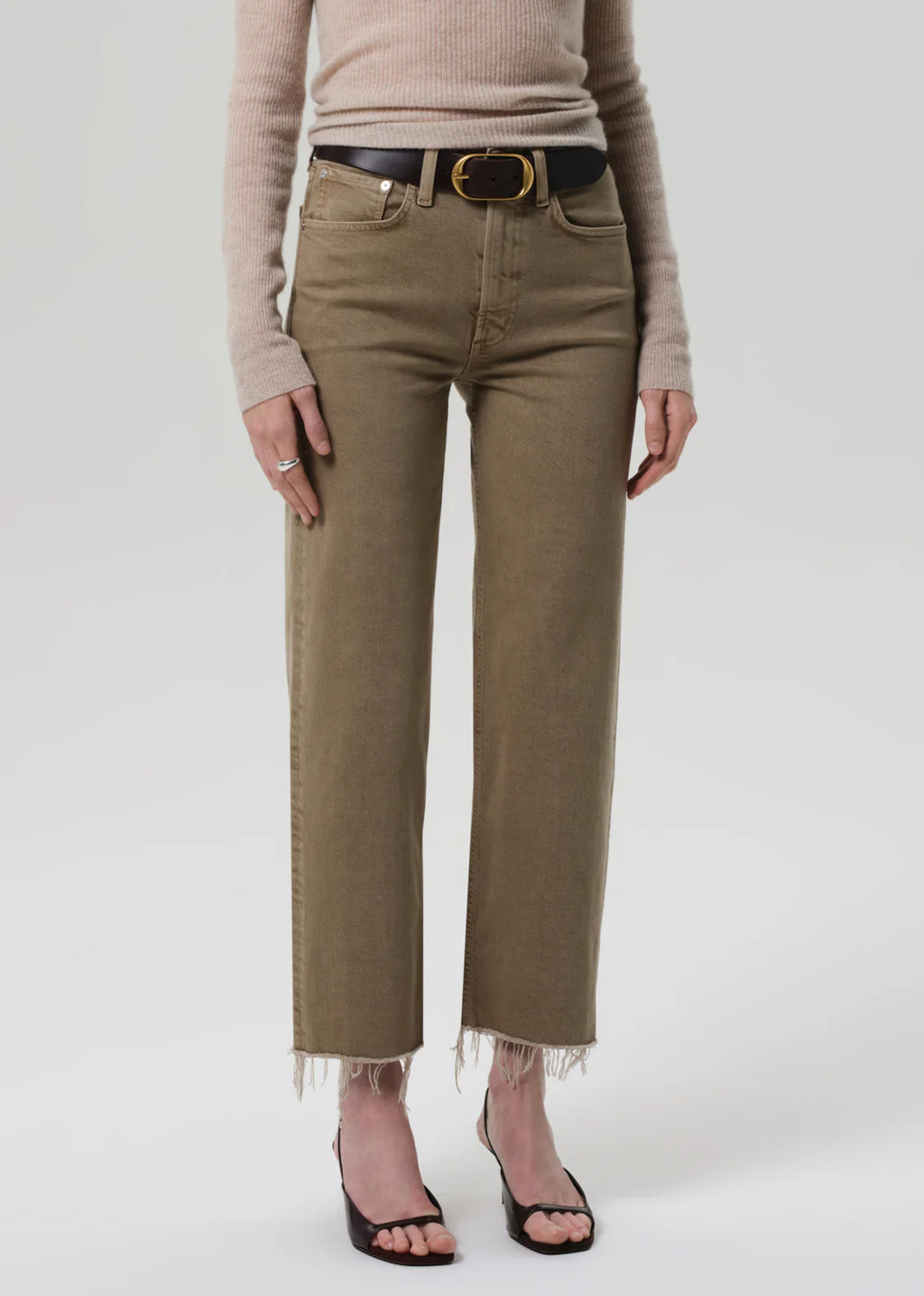 Palma Straight Raw Hem