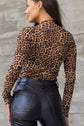 Leopard Sheer Top