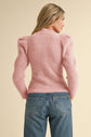 Fara Fuzzy Puff Shoulder Sweater