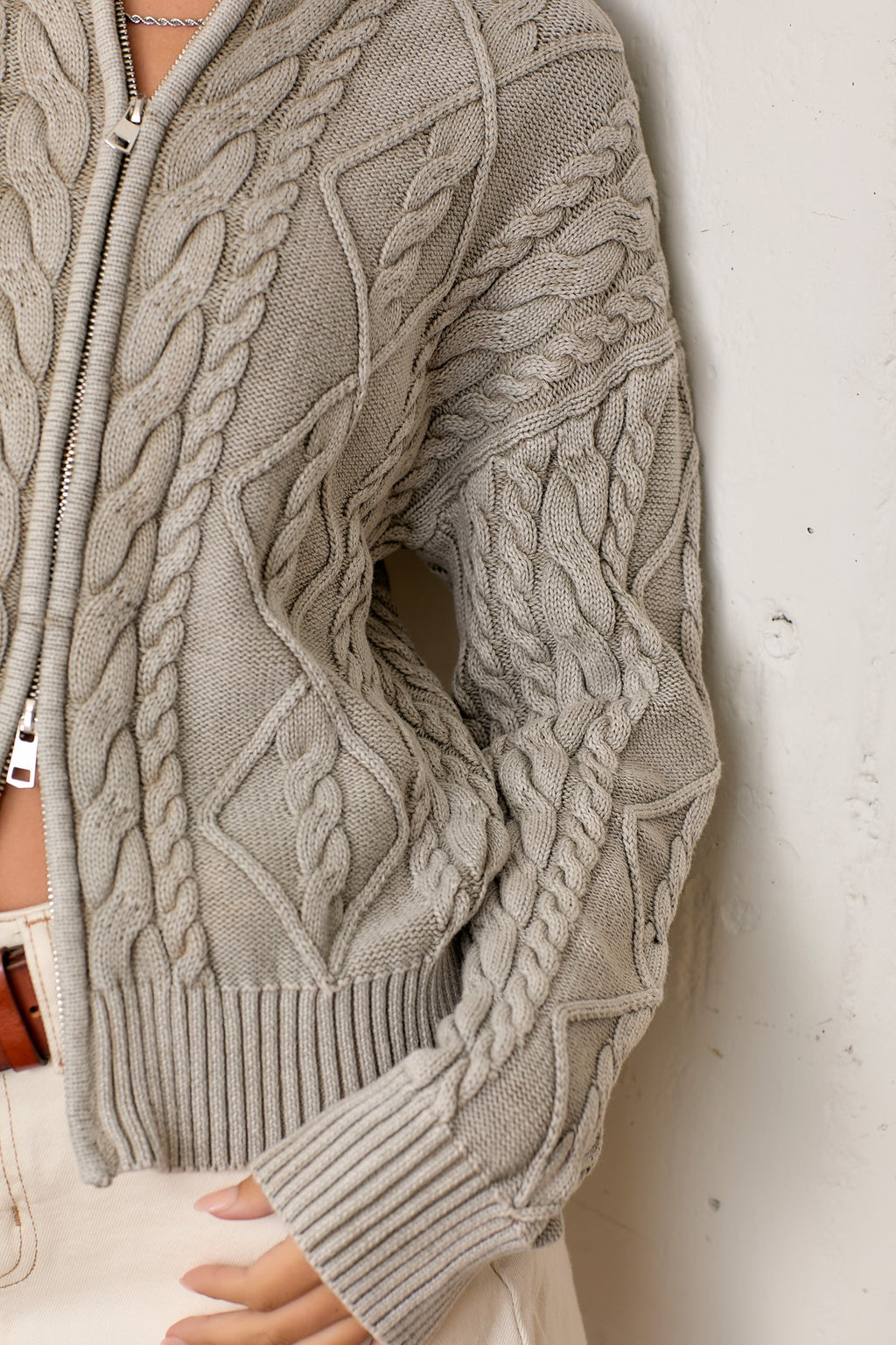 Sierra Two Way Zip-up Sweater