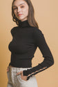 Georgia Pearl Sleeve turtleneck