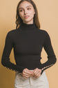 Georgia Pearl Sleeve turtleneck