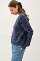 Navy Daisy Sweater