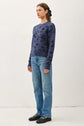 Navy Daisy Sweater