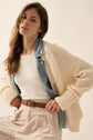 Jessie Denim Mix Cardigan