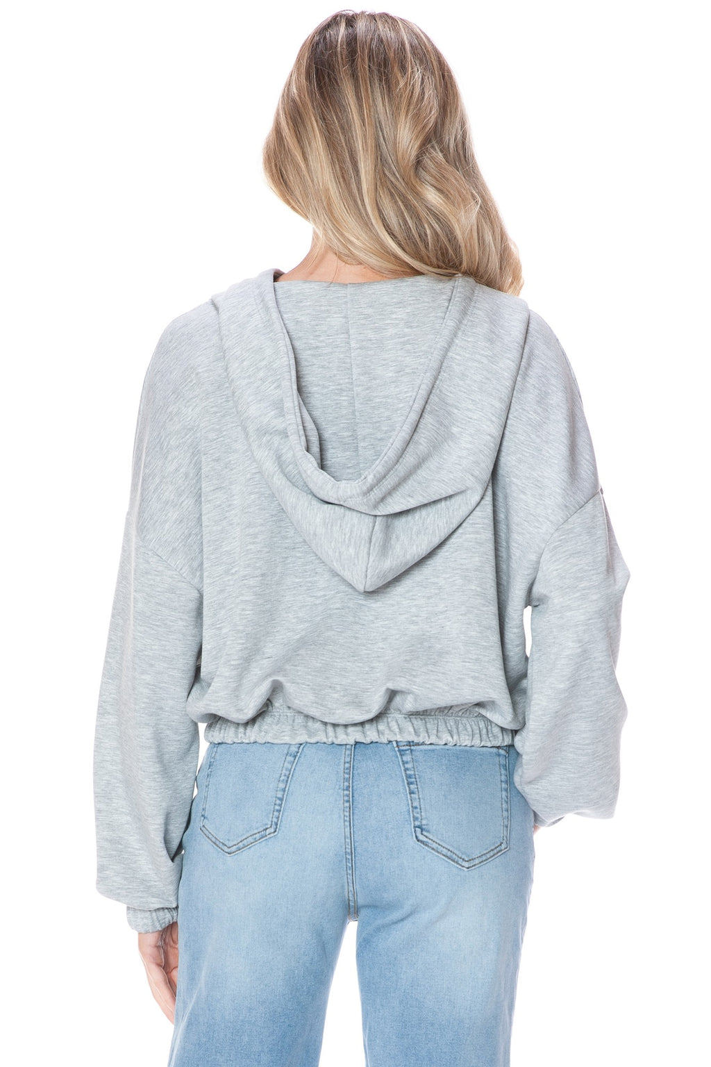 Wynter Cropped Zip Hoodie