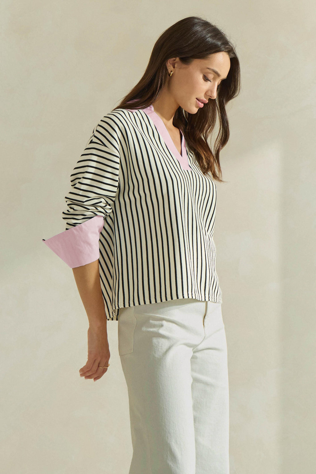 Nia Stripe Sweater