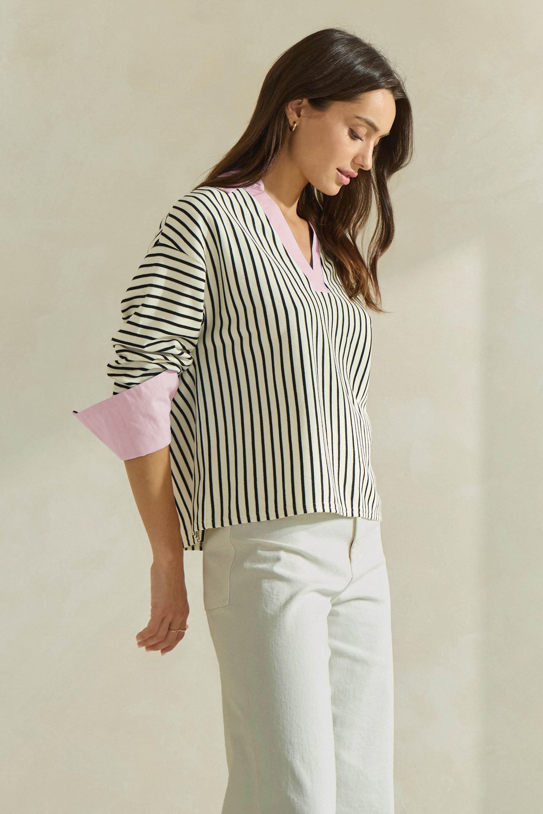 Nia Stripe Sweater