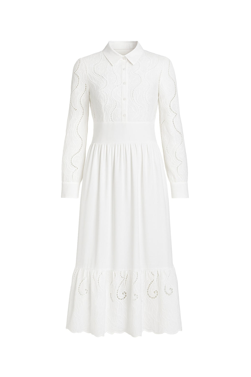 Eyelet Maxi Dress