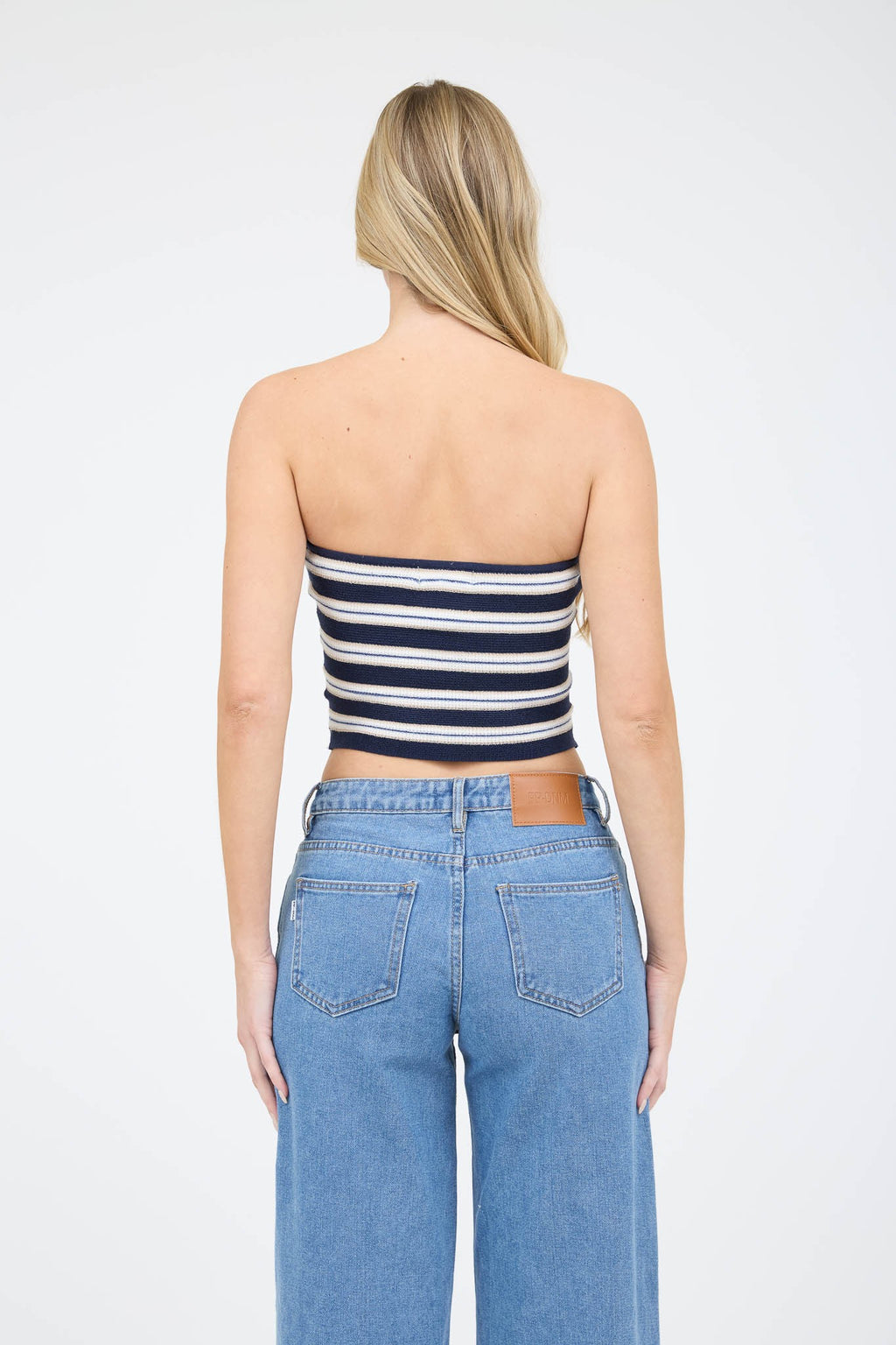 Valerie Strapless Stripe Top