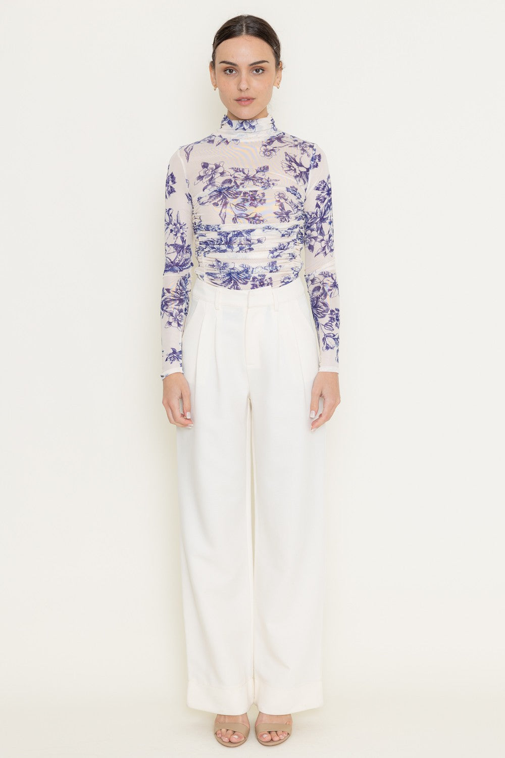 Floral Mesh Bodysuit