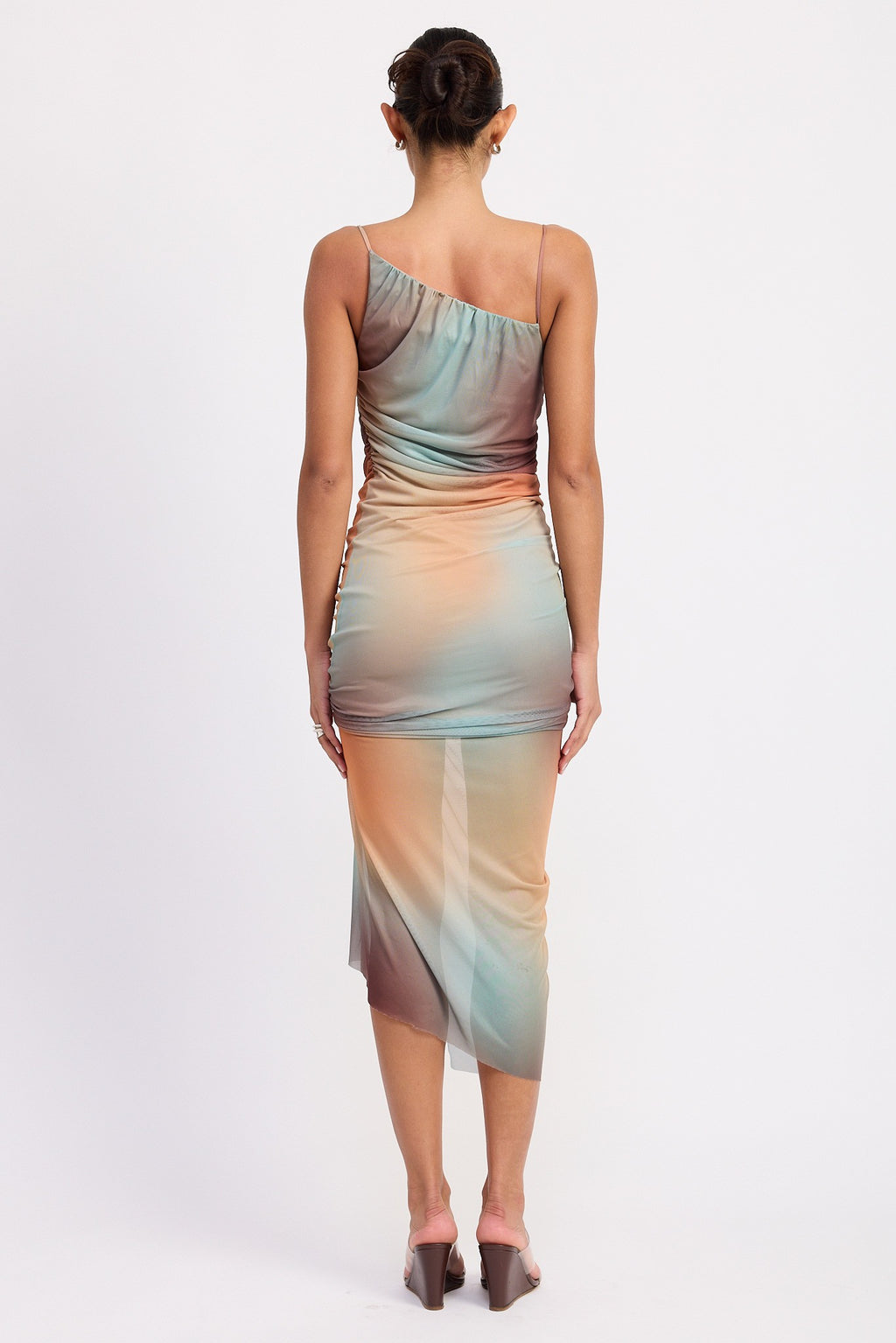 Erin Split Mesh Dress