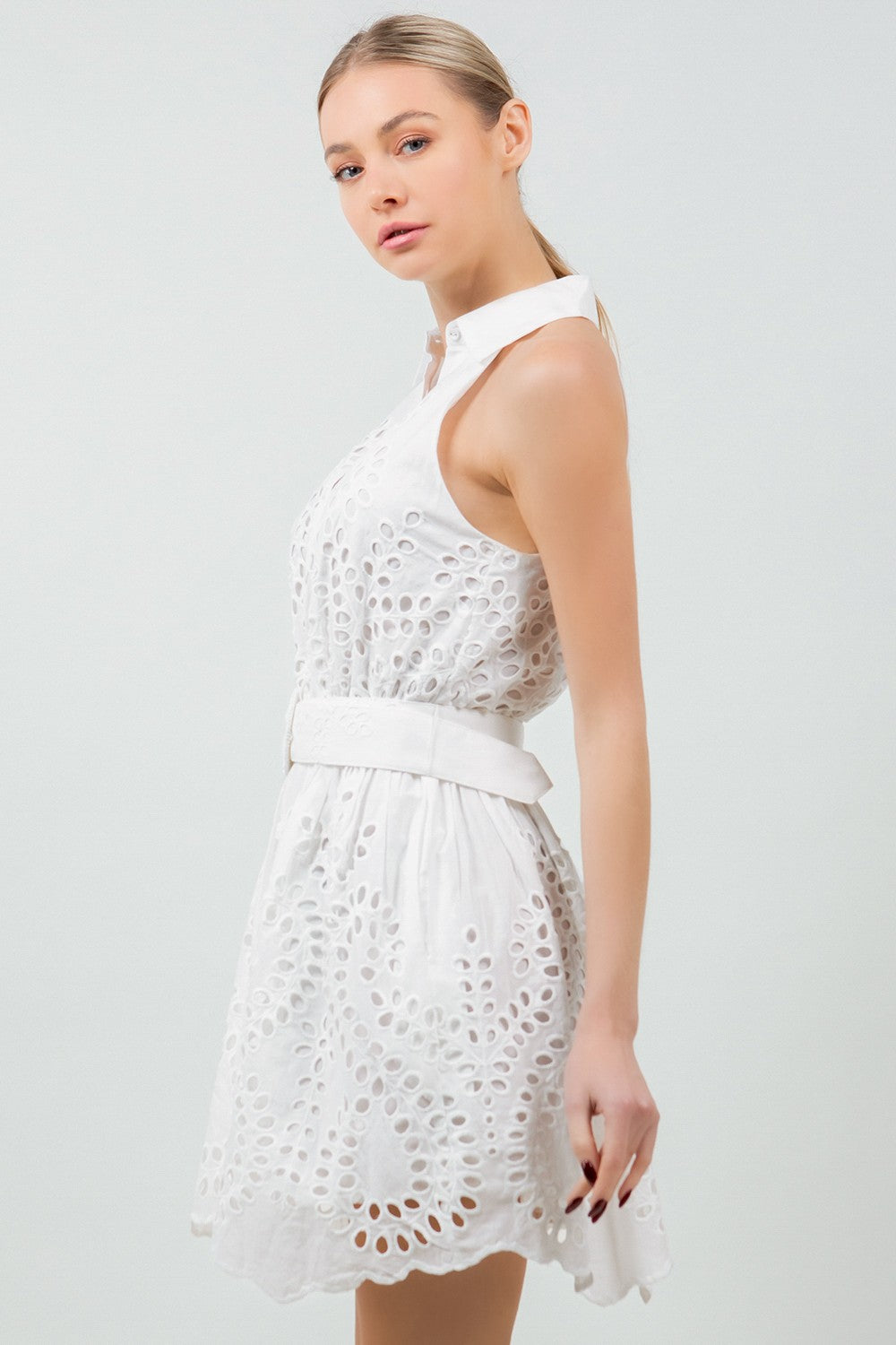 Elise Eyelet Dress